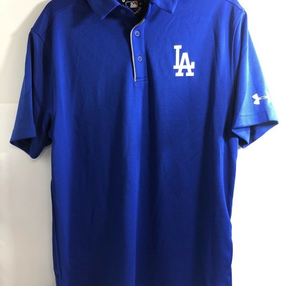 Under Armour Los Angeles LA Dodgers Mens Polo - Picture 5 of 12